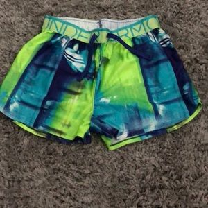 Colorful under armour shorts